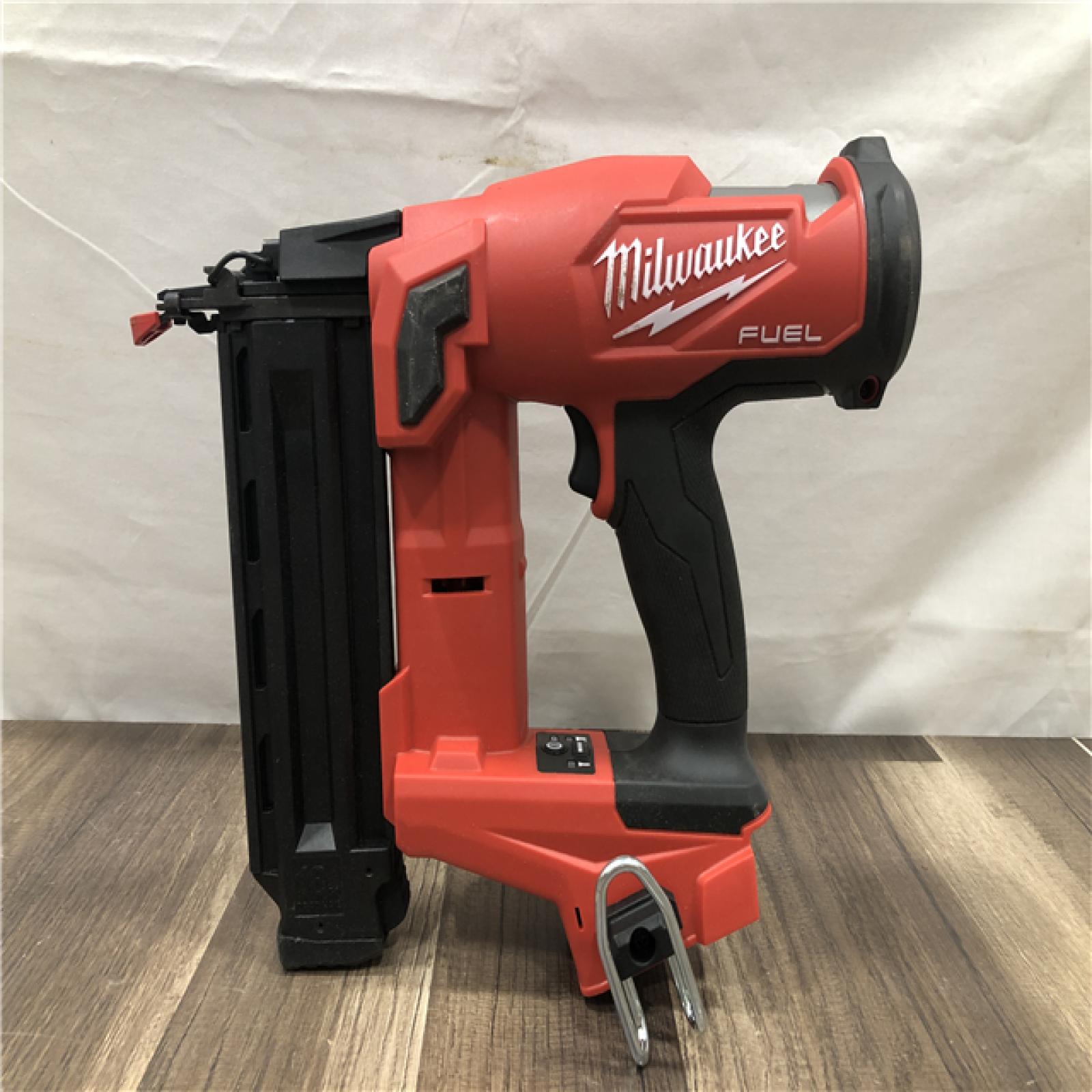 AS-IS Milwaukee FUEL 18-Volt Lithium-Ion Brushless Cordless Gen II 18-Gauge Brad Nailer (Tool-Only)