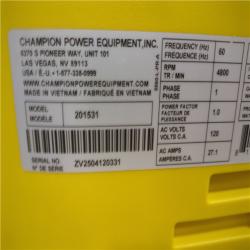 CALIFORNIA AS-IS CHAMPION PORTABLE POWER GENERATOR