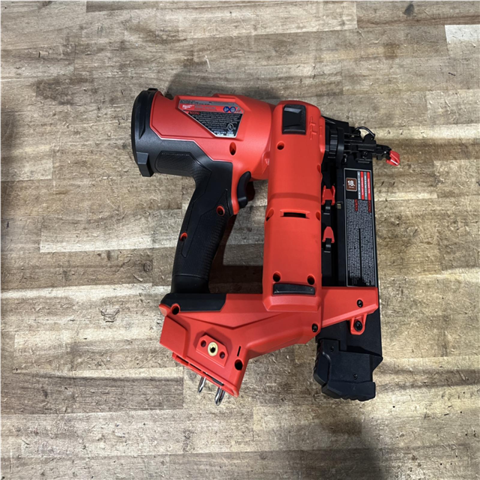 Houston Location AS-IS Milwaukee FUEL 18-Volt Lithium-Ion Brushless Cordless Gen II 18-Gauge Brad Nailer (Tool-Only)