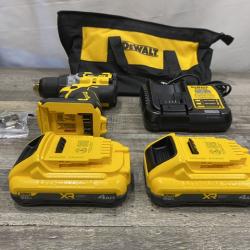 AS-IS DEWALT 20V XR Lithium-Ion Cordless Brushless 1/2 in. Drill/Driver Kit