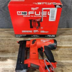 HOUSTON LOCATION - AS-IS (APPEARS LIKE NEW) MILWAUKEE FUEL 18V Cordless 18-Gauge 1/4 in. Narrow Crown Stapler (Tool-Only)