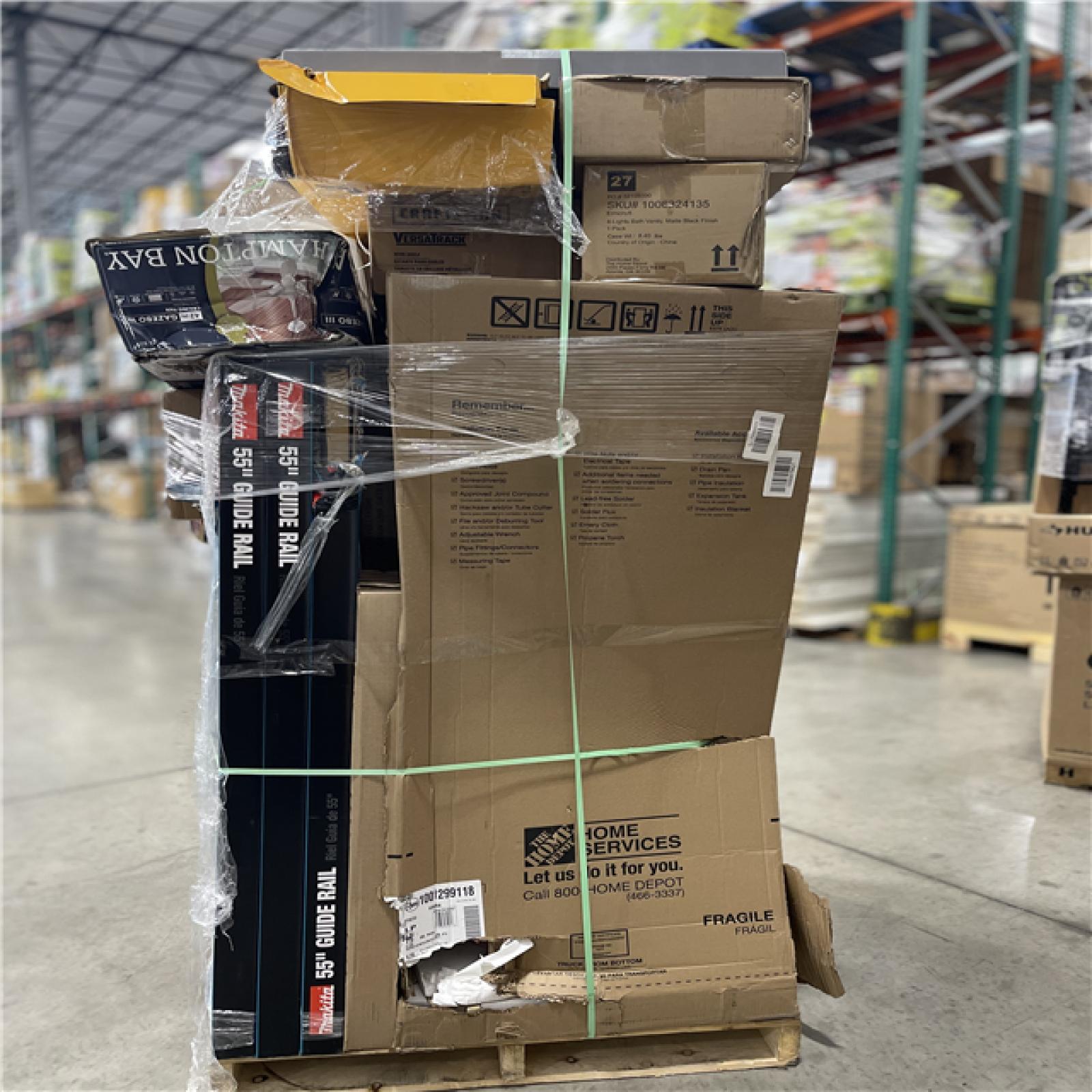 DALLAS LOCATION- AS-IS HOME IMPROVEMENT PALLET