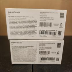Phoenix AS-IS Google Nest Thermostat - Smart Programmable Wi-Fi Thermostat - (2-Pack)