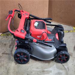 HOUSTON LOCATION - AS-IS M18 FUEL Brushless Cordless 21 in. Walk Behind Dual Battery Self-Propelled Mower W/(2) 12.0Ah Battery and Rapid Charger
