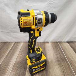 AS-IS DEWALT 20V XR Lithium-Ion Cordless Hammer Drill Kit with 8.0 Ah Battery, Charger and Kit Bag