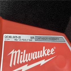 AS-IS Milwaukee 12-Volt Lithium-Ion Cordless Electric Portable Inflator (Tool-Only)