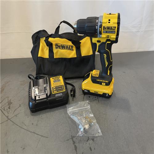 AS-IS - DEWALT ATOMIC 20V Cordless 1/2 in. Compact Hammer Drill Kit