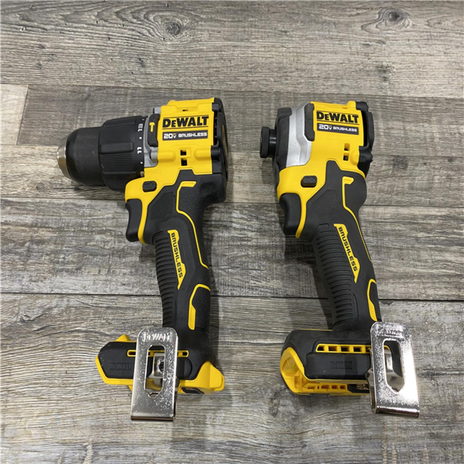 AS-IS DEWALT ATOMIC 20V MAX Lithium-Ion Cordless 2-Tool Combo Kit