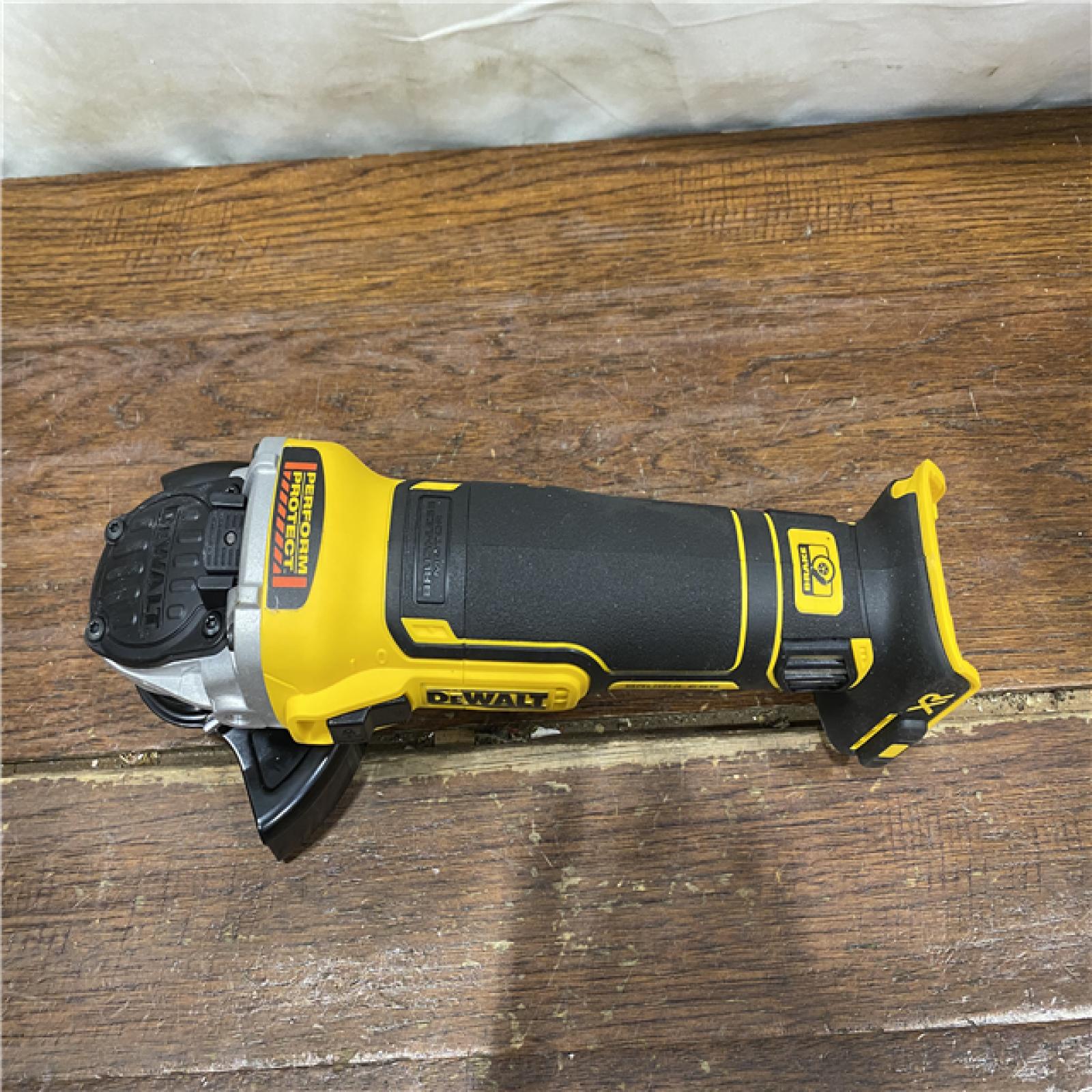 AS-IS DeWalt DCG405B 20V Max XR 4.5-Inch Slide Switch Small Angle Grinder (Tool Only)
