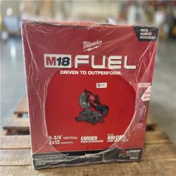 DALLAS LOCATION - Milwaukee M18 FUEL 18V 10 in. Lithium-Ion Brushless Cordless Dual Bevel Sliding Compound Miter Saw Kit with One 8.0 Ah Battery