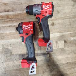 HOUSTON LOCATION - AS-IS MILWAUKEE FUEL 18V Lithium-Ion Brushless Cordless Hammer Drill and Impact Driver Combo Kit