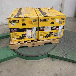Dallas Location - NEW-DEWALT FLEXVOLT 2x60V MAX 21 in. Cordless Battery Lawn Mower Kit with (2) 12.0 Ah Batteries and Chargers(lot Of 2)