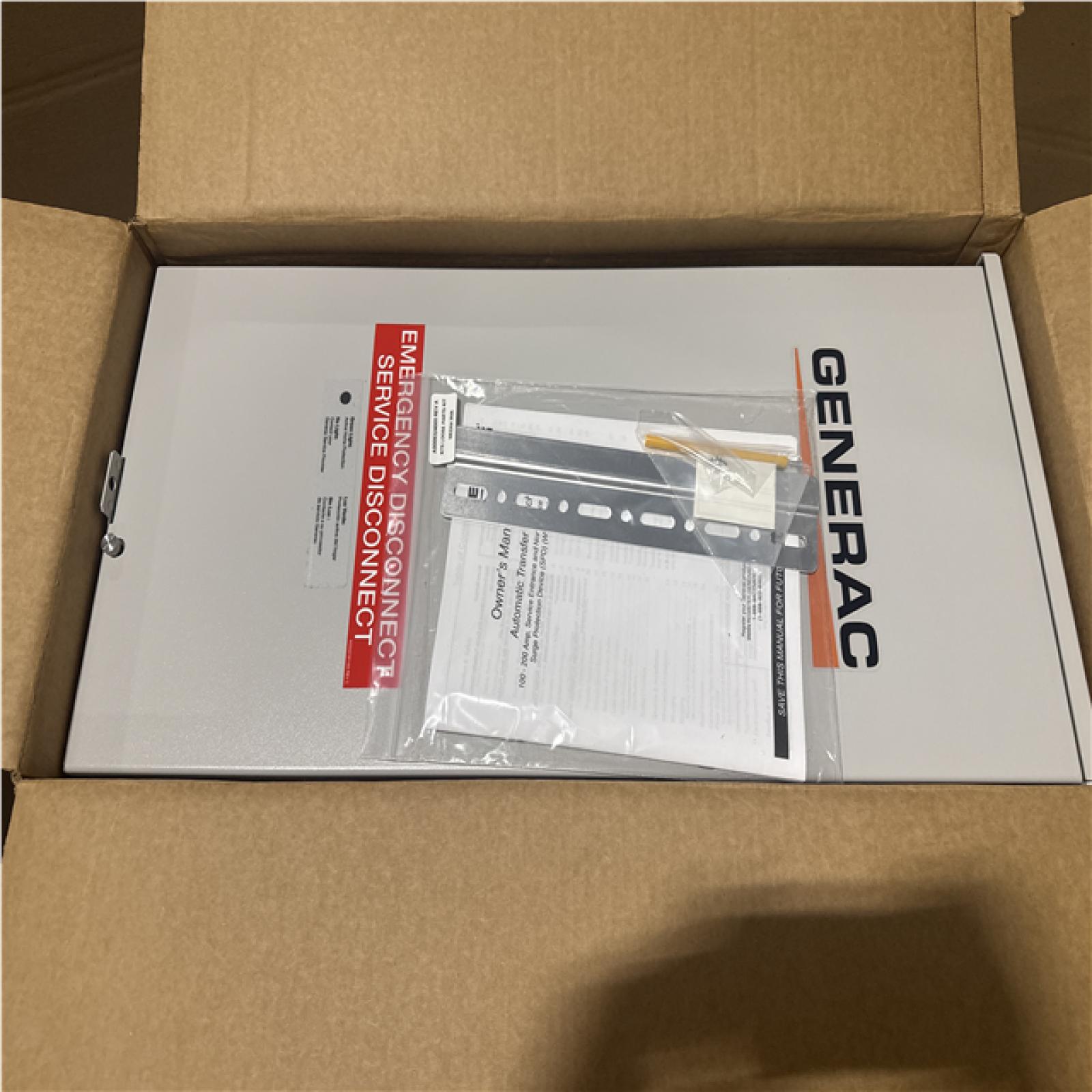 CALIFORNIA AS IS GENERAC 22KW BACK UP GENERATOR WITH AUTOMATIC TRANSFER SWITCH