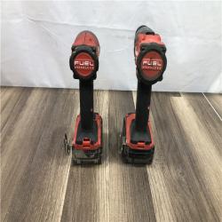AS-IS Milwaukee FUEL 18V Lithium-Ion Brushless Cordless Hammer Drill and Impact Driver Combo Kit