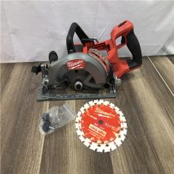 AS-IS Milwaukee FUEL 18V Lithium-Ion Cordless 7-1/4 in. Rear Handle Circular Saw (Tool-Only)