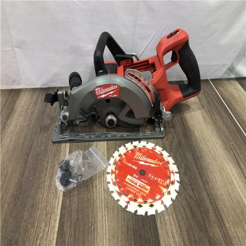 AS-IS Milwaukee FUEL 18V Lithium-Ion Cordless 7-1/4 in. Rear Handle Circular Saw (Tool-Only)