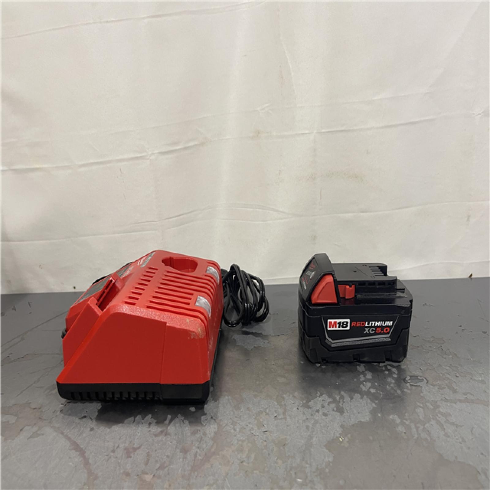 AS-IS- Milwaukee M18 18-Volt Lithium-Ion XC Battery Starter Kit