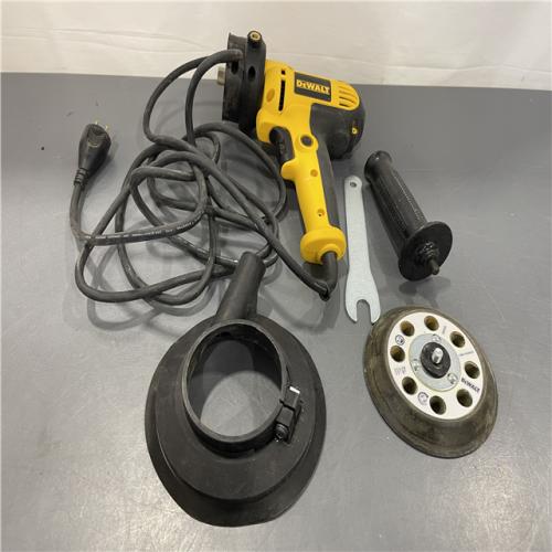 AS-IS - Disc Sander, Corded, Hook and Loop, 5 Pad Size, 6.0 Amps, Variable Speed Type