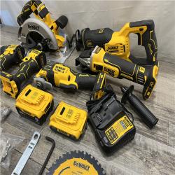 AS-IS DEWALT 20V MAX Lithium-Ion Cordless 6-Tool Combo Kit