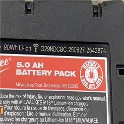 AS-IS Milwaukee 18-Volt Lithium-Ion XC Starter Kit with Two 5.0Ah Batteries and Charger