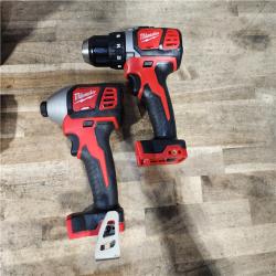 HOUSTON LOCATION - AS-IS Milwaukee M18 Brushed Cordless (2-Tool) Drill/Driver and Impact Driver Kit