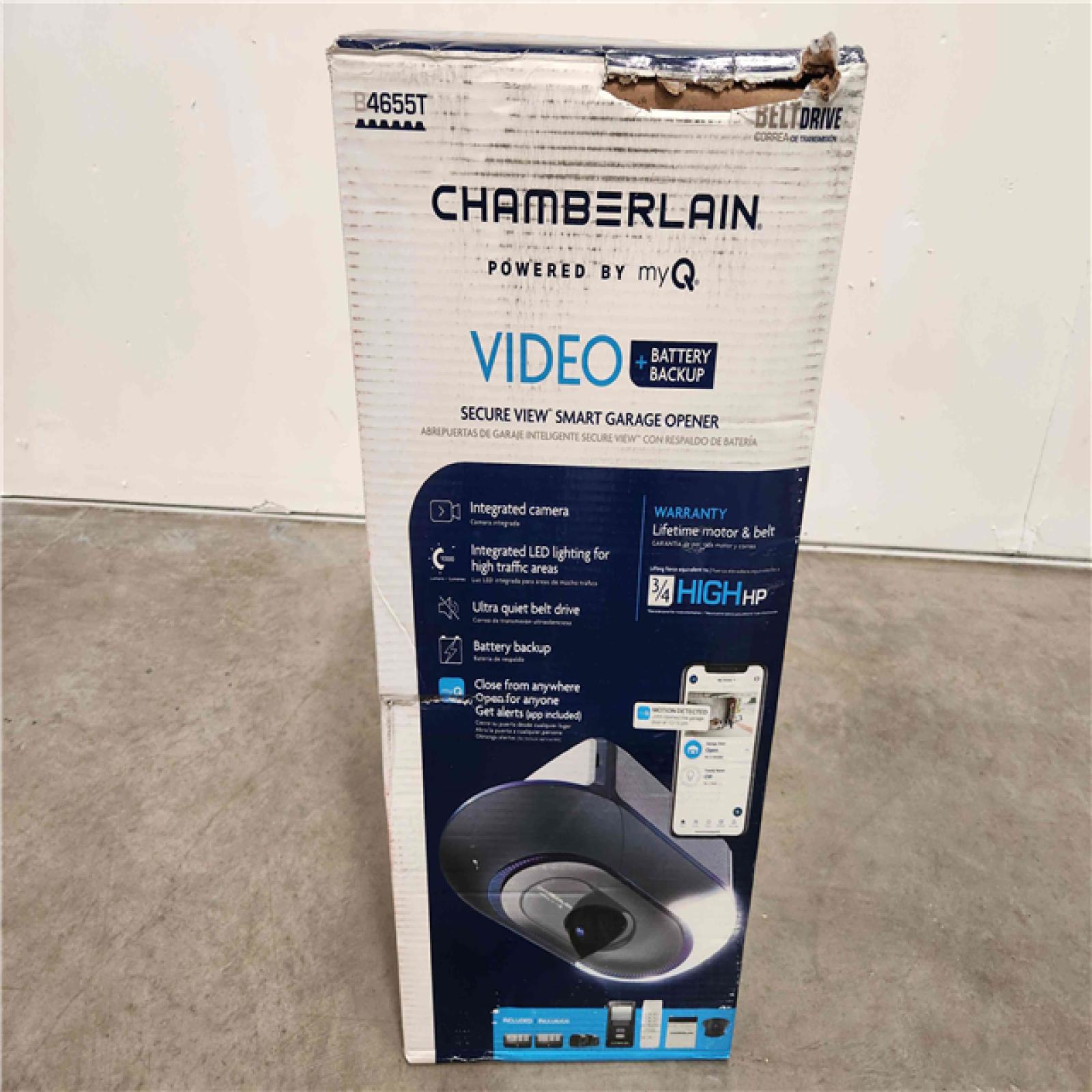 Phoenix Location NEW Chamberlain Â¾ HP Secure View Video LED Smart
