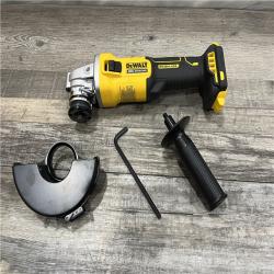 AS-IS DEWALT 20-Volt MAX Cordless Brushless 4-1/2 in. Angle Grinder with Slide Switch (Tool Only)