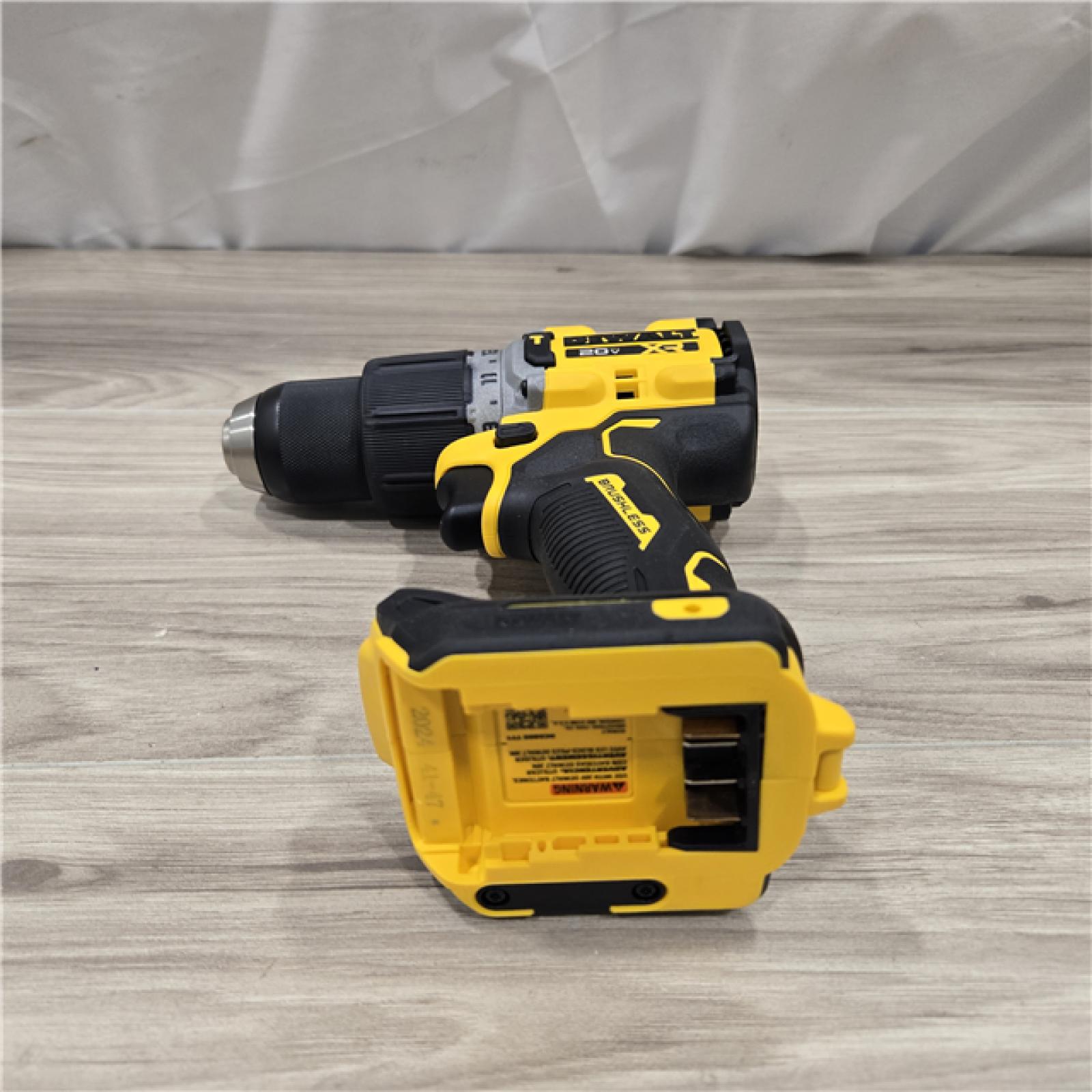 AS-IS DEWALT 20V Compact Cordless 1/2 in. Hammer Drill (Tool-Only)