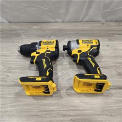 AS-IS Dewalt DCK225D2 20V MAX ATOMIC Compact Cordless Drill Driver and Impact Driver Combo Kit
