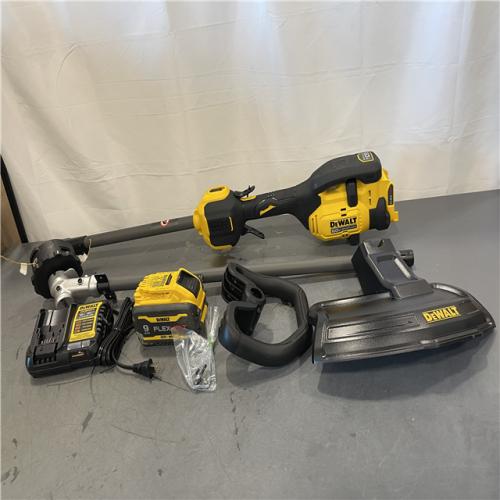 AS-IS - DEWALT FLEXVOLT 60V MAX 17 in. Cordless Battery Powered Attachment Capable Trimmer Kit