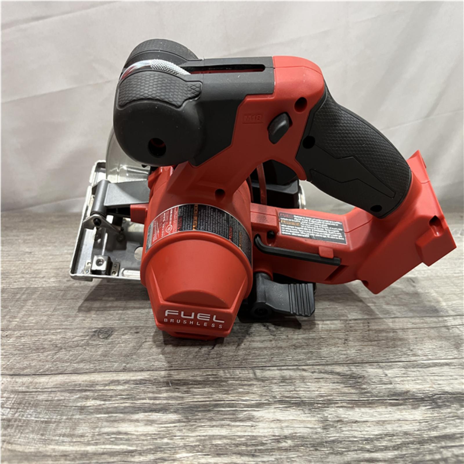AS-IS Milwaukee  FUEL 18V Lithium-Ion Brushless Cordless Metal Cutting 5-3/8 in. Circular Saw (Tool-Only)