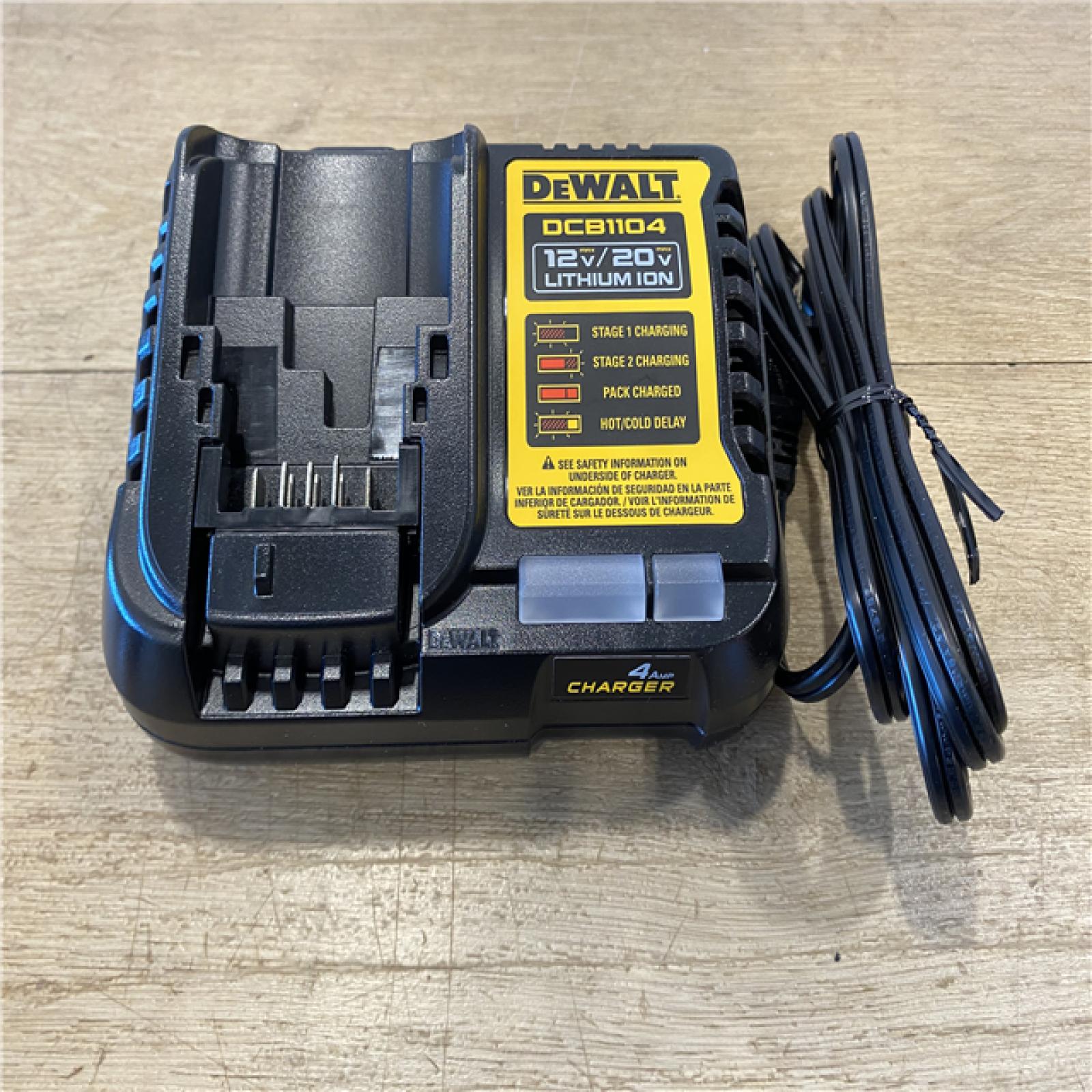 AS-IS DEWALT 20V MAX XR POWERSTACK Lithium-Ion Battery Starter Kit with 5.0Ah and 1.7Ah Batteries and Charger