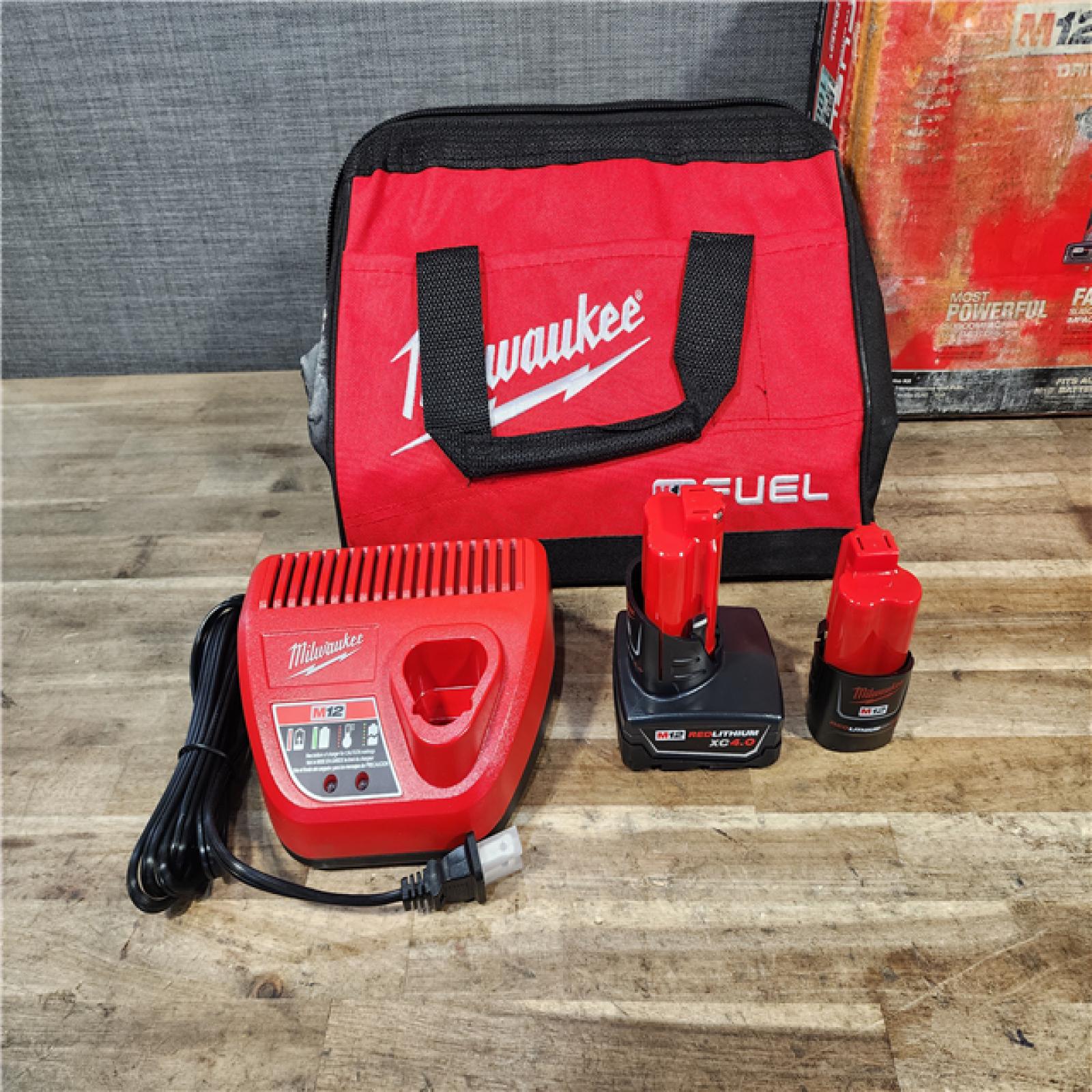 HOUSTON LOCATION - AS-IS (APPEARS LIKE NEW) Milwaukee FUEL 12-Volt Lithium-Ion Brushless Cordless Hammer Drill and Impact Driver Combo Kit