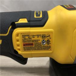 AS-IS DEWALT 20V XR Cordless 4-1/2. in. to 5 in. Angle Grinder (Tool Only)