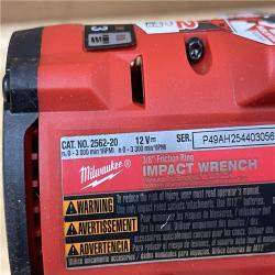 AS-IS Milwaukee  FUEL 12V Cordless Stubby 3/8 in. Impact Wrench (Tool-Only)