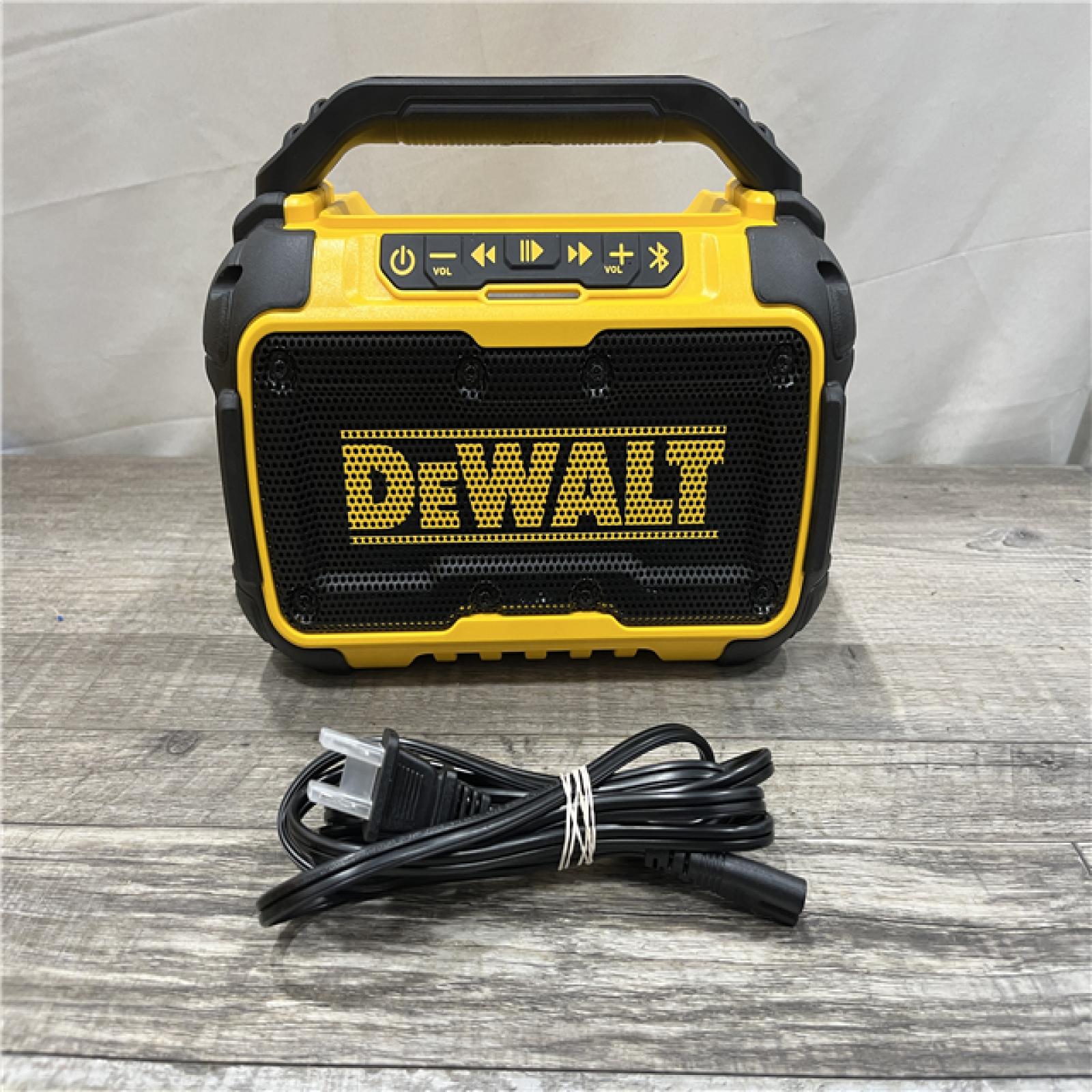 AS-IS DEWALT 20V MAX Cordless Bluetooth Speaker (Tool Only)