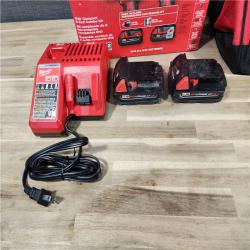 HOUSTON LOCATION - AS-IS Milwaukee M18 18V Cordless Brushed 2 Tool Drill/Driver and Impact Driver Kit