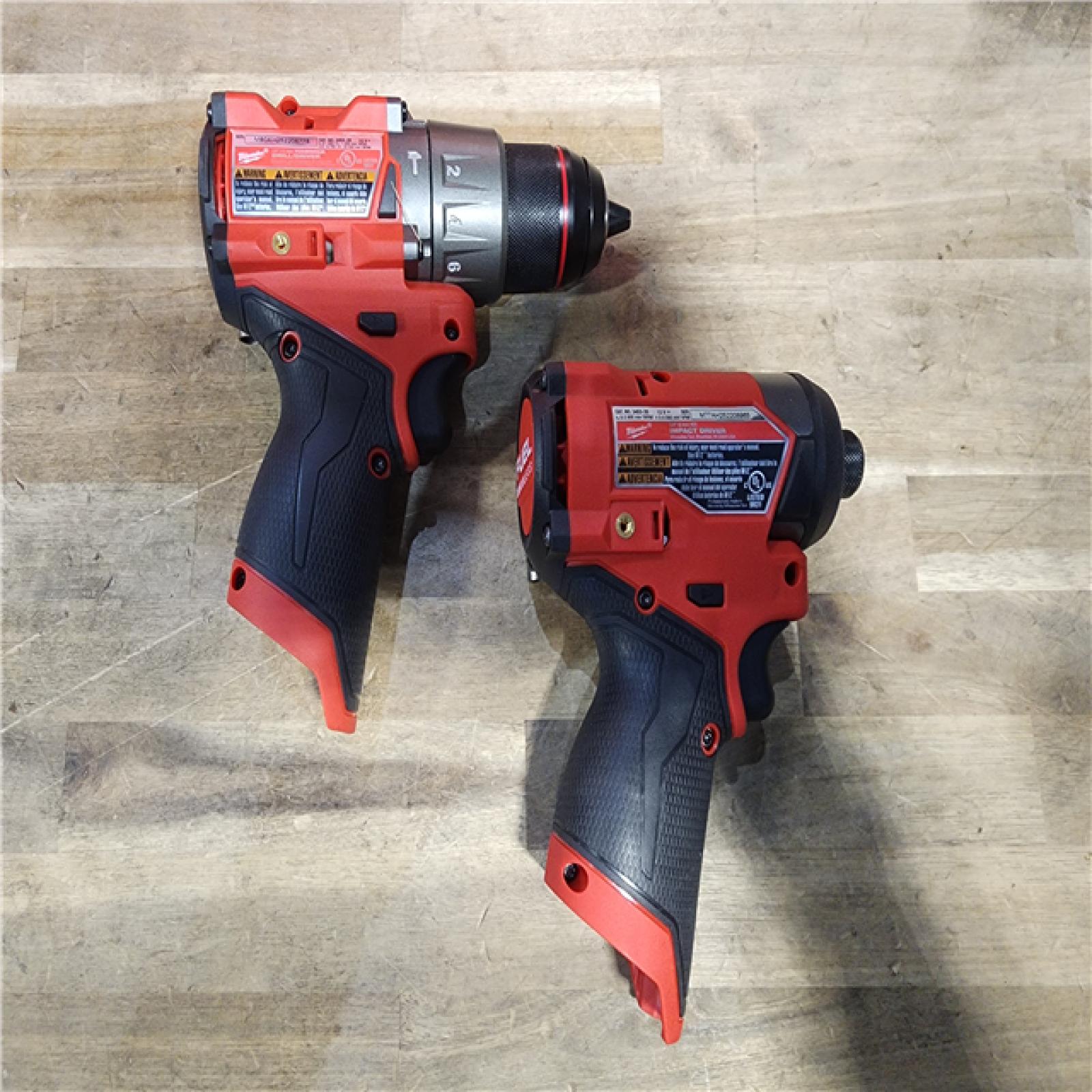 HOUSTON LOCATION - AS-IS Milwaukee 3497-22 12V Brushless Hammer Drill and Impact Driver Combo Kit