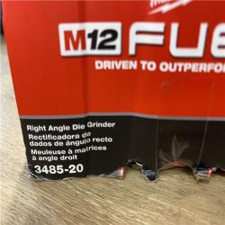AS-IS Milwaukee FUEL 12V Lithium-Ion Brushless Cordless 1/4 in. Right Angle Die Grinder (Tool-Only)