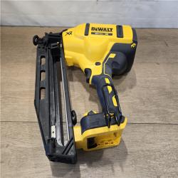 AS-IS DEWALT 20V MAX XR 16-Gauge Electric Cordless Angled Finishing Nailer Kit