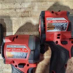 HOUSTON LOCATION - AS - IS Milwaukee 2 Tool Combo Kit W/ (2) Battery & Charger