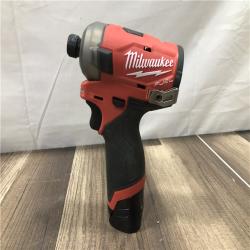 AS-IS Milwaukee FUEL SURGE 12V Lithium-Ion Brushless Cordless 1/4 in. Hex Impact Driver Compact Kit