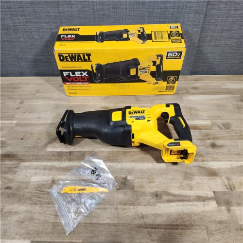 HOUSTON LOCATION - AS-IS DeWalt DCS389B FLEXVOLT 60V MAX Cordless Brushless Reciprocating Saw (Tool-Only)
