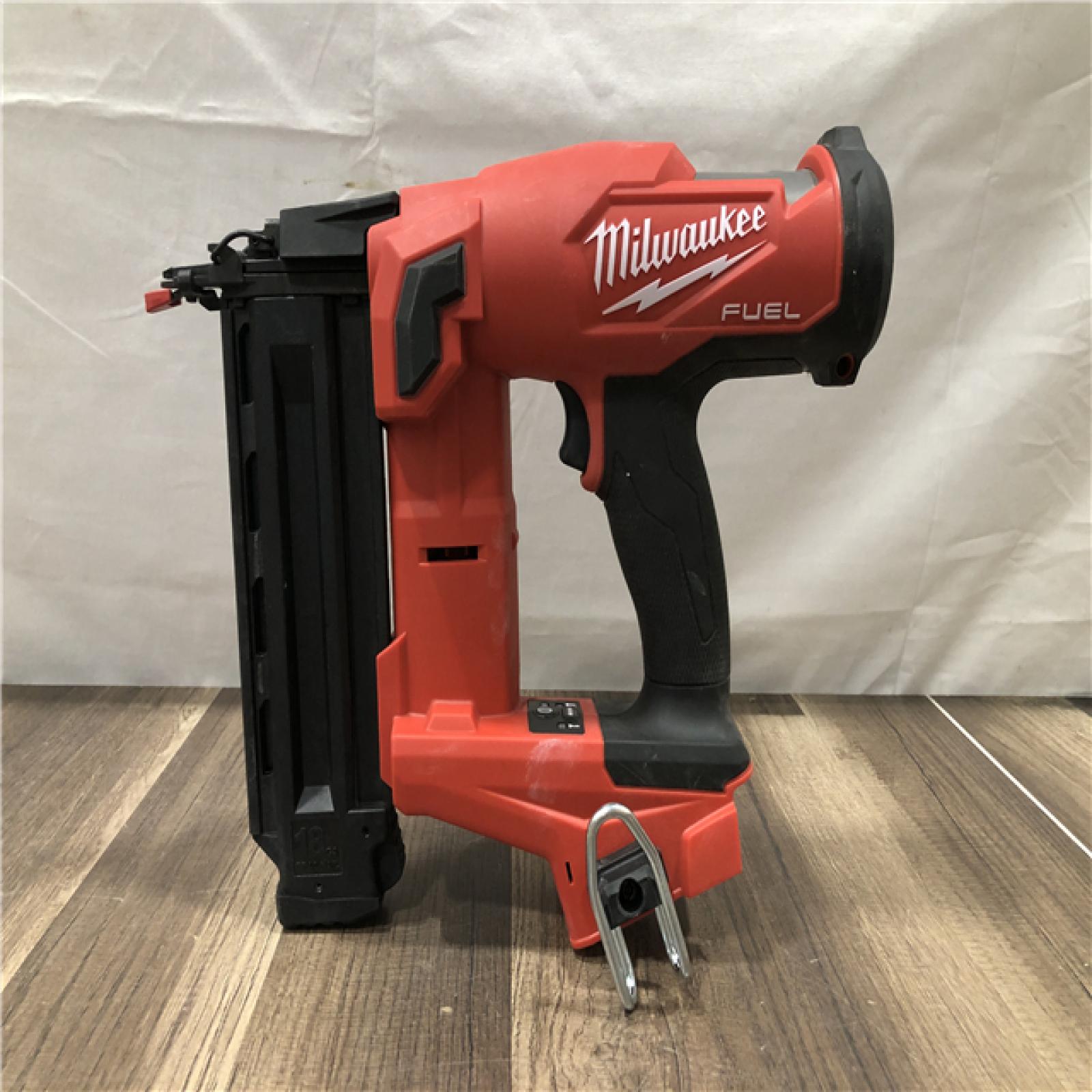 AS-IS Milwaukee M18 FUEL 18-Volt Lithium-Ion Brushless Cordless Gen II 18-Gauge Brad Nailer (Tool-Only)