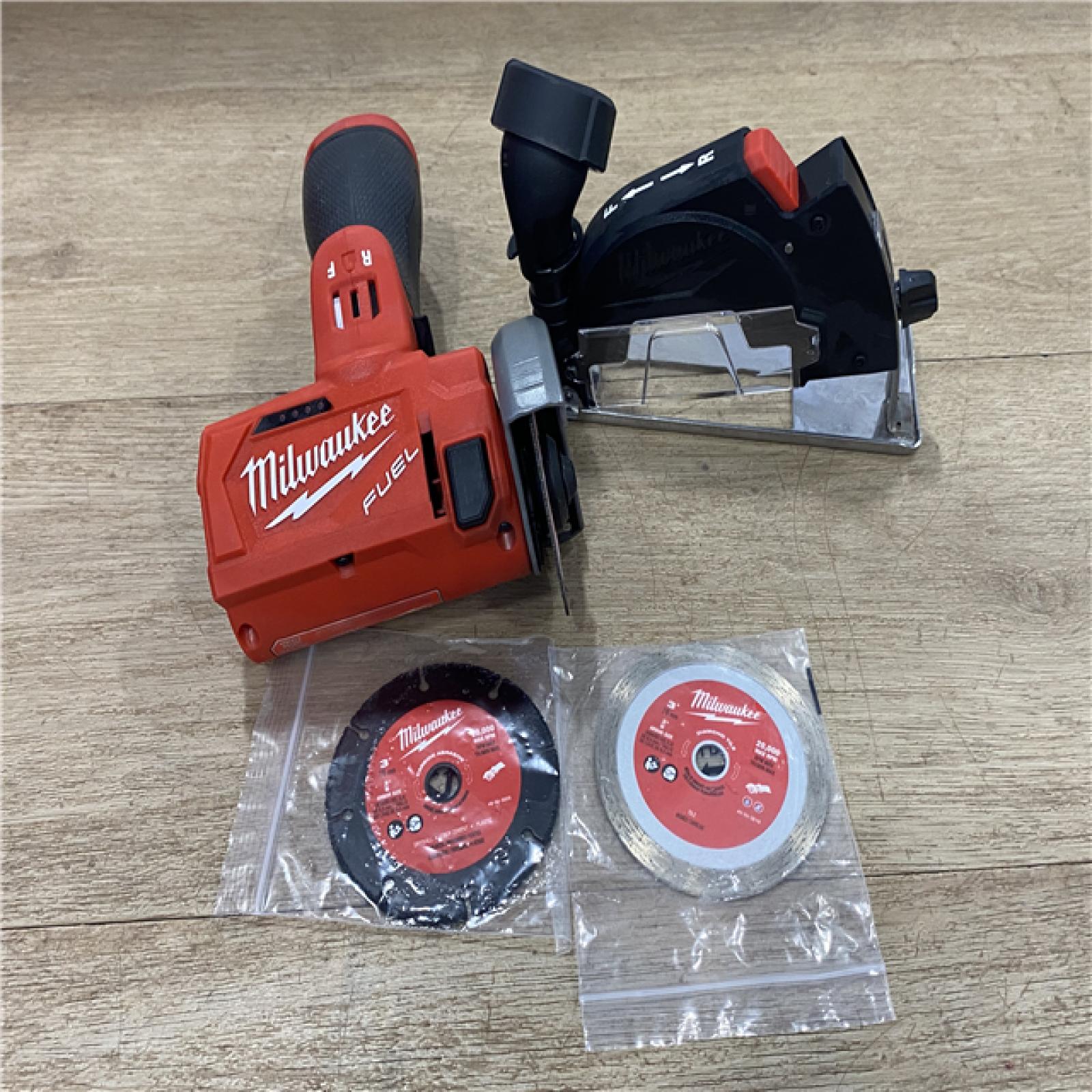 AS-IS Milwaukee FUEL 12V Lithium-Ion Brushless Cordless 3 in. Cut Off Saw (Tool-Only)