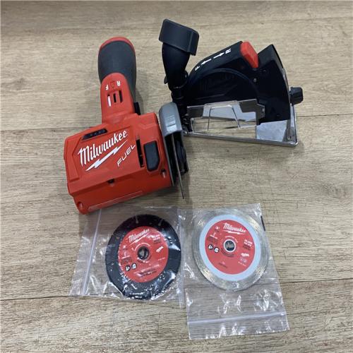 AS-IS Milwaukee FUEL 12V Lithium-Ion Brushless Cordless 3 in. Cut Off Saw (Tool-Only)