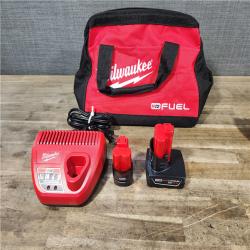 HOUSTON LOCATION - AS-IS Milwaukee 3497-22 12V Brushless Hammer Drill and Impact Driver Combo Kit