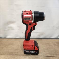 AS-IS- Milwaukee  18V Lithium-Ion Brushless Cordless 1/2 in. Compact Drill/Driver Kit