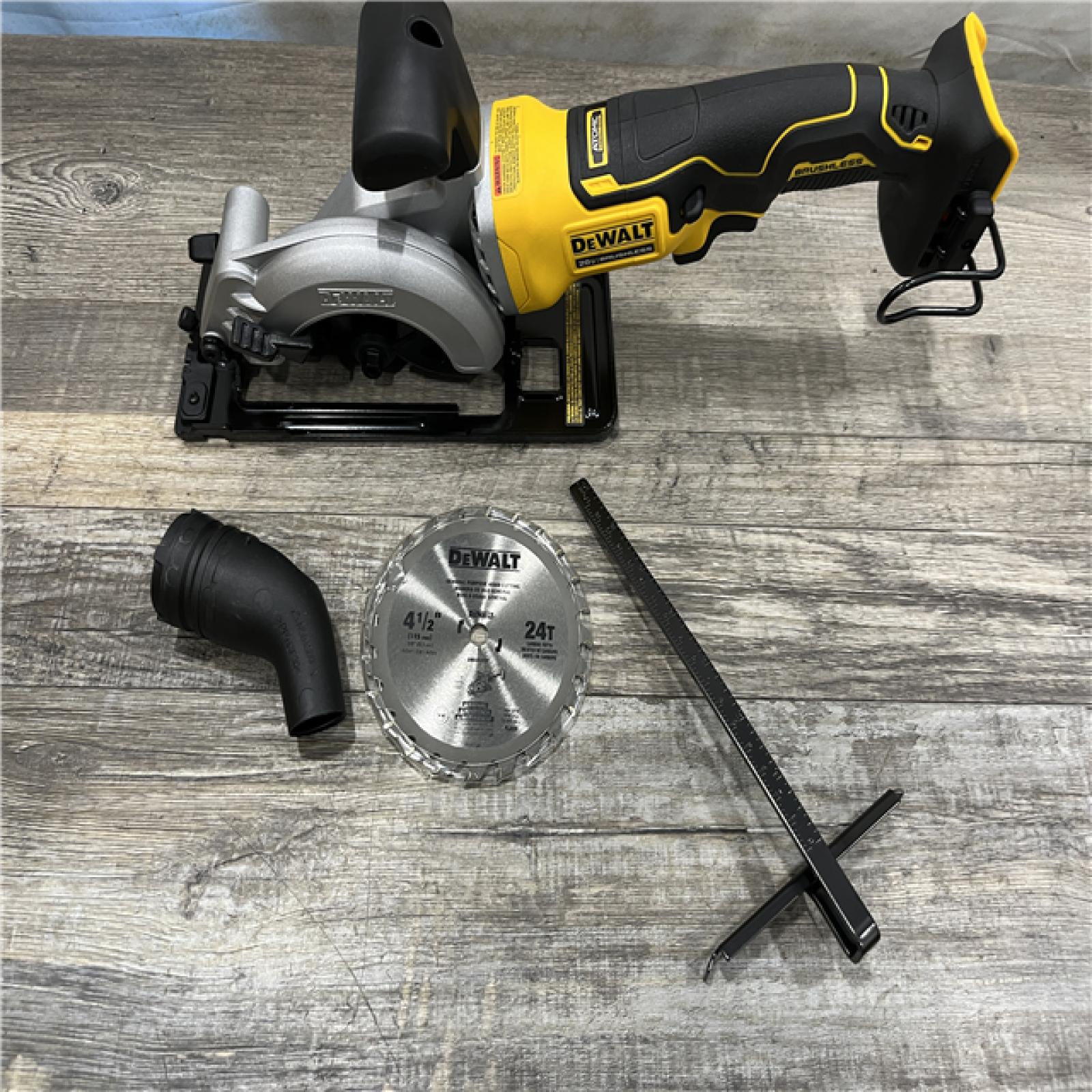 AS-IS DEWALT ATOMIC 20V MAX Cordless Brushless 4-1/2 in. Circular Saw (Tool Only)
