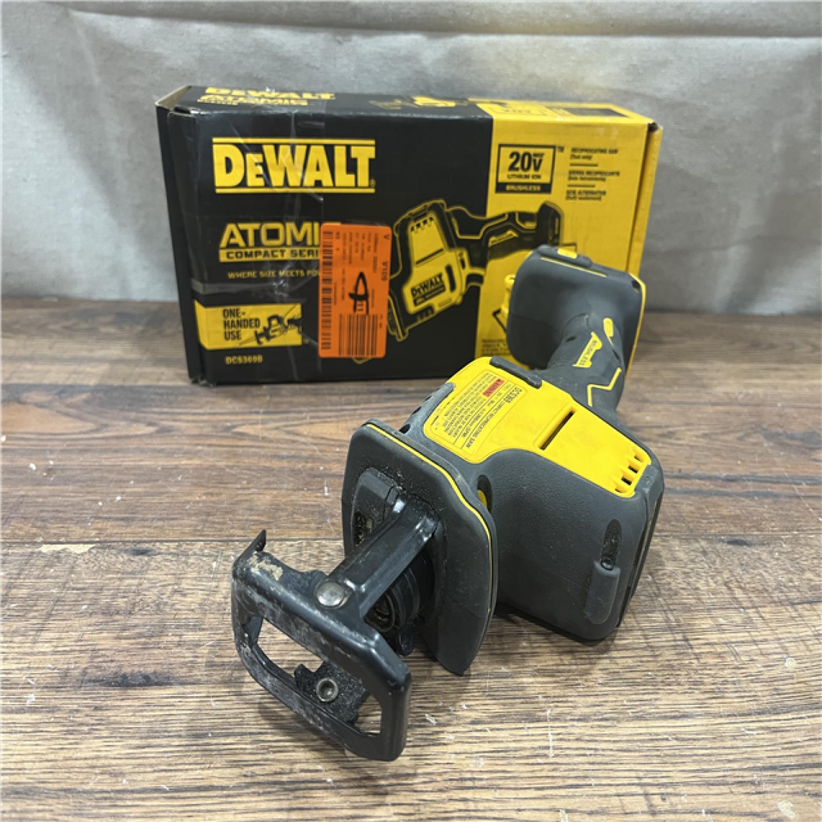 AS-IS Dewalt DCS369B ATOMIC 20V MAX Cordless One-Handed Reciprocating Saw (Tool Only)